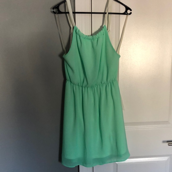 Jella Couture. Seafoam green dress. - Picture 1 of 4